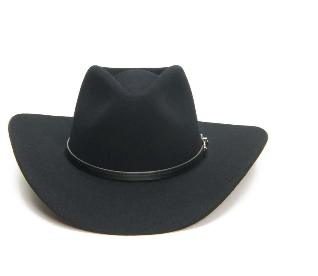 tc...STETSON Men's Seneca 4X Cowboy BLACK Hat WESTERN HAT BRAND NEW