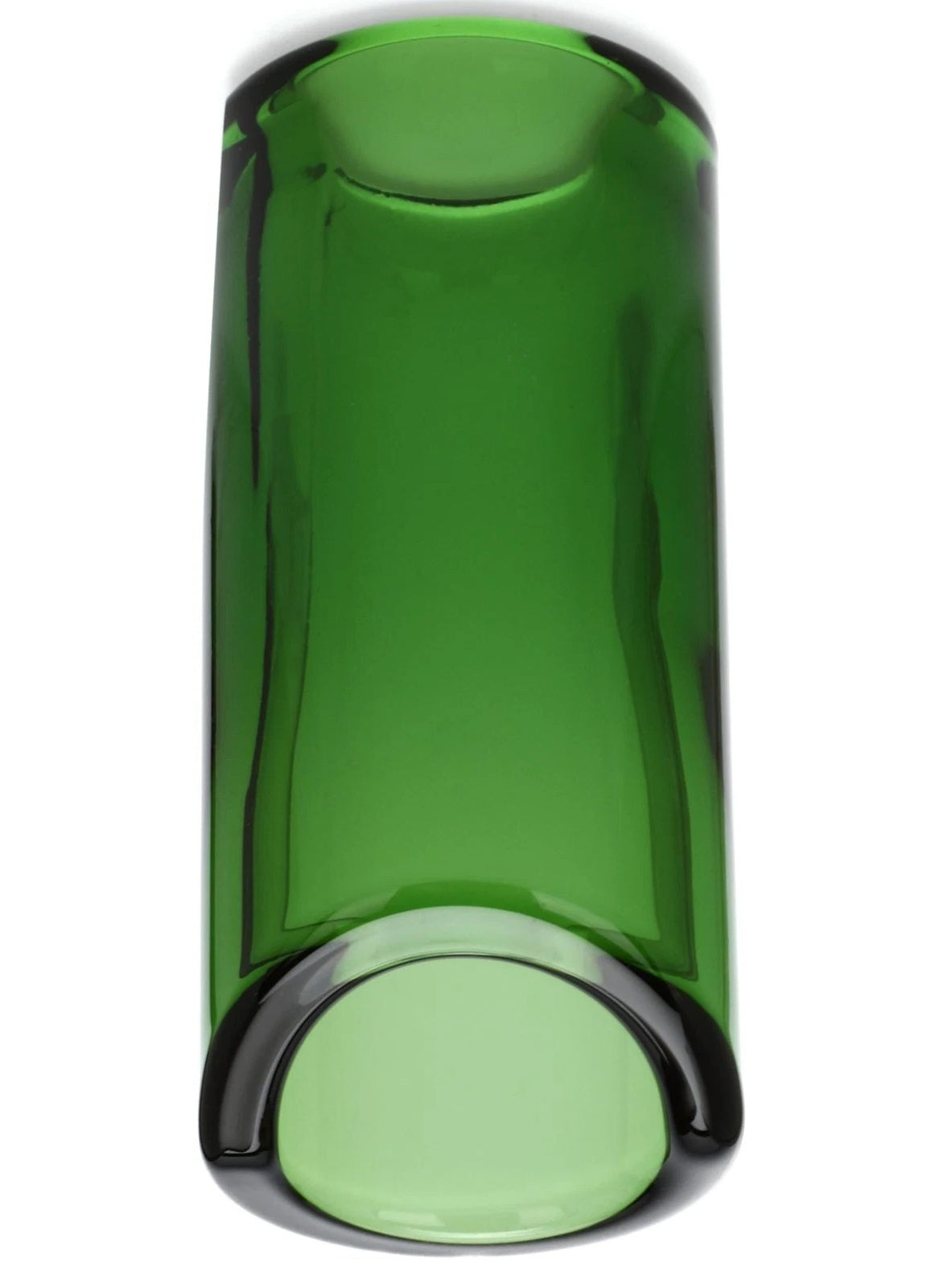 ZZZ...GREEN Glass Rock Slide Precision Molded - Medium NEW