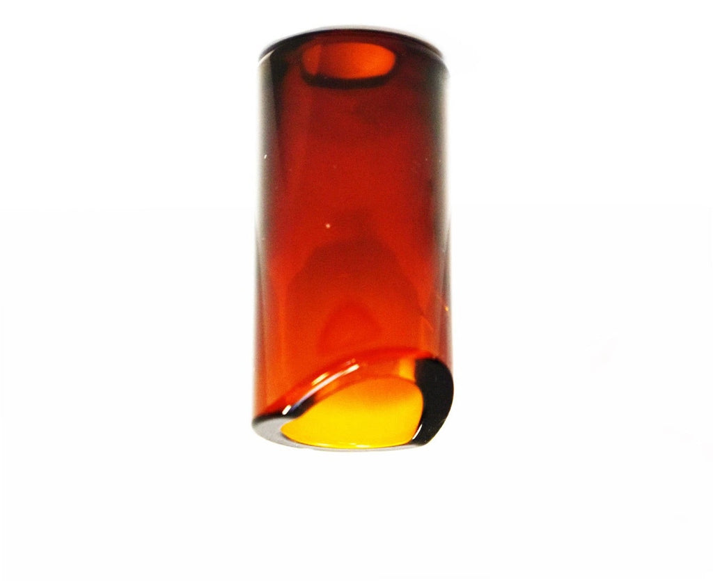 ZZZ...AMBER Glass Rock Slide Precision Molded - Small NEW