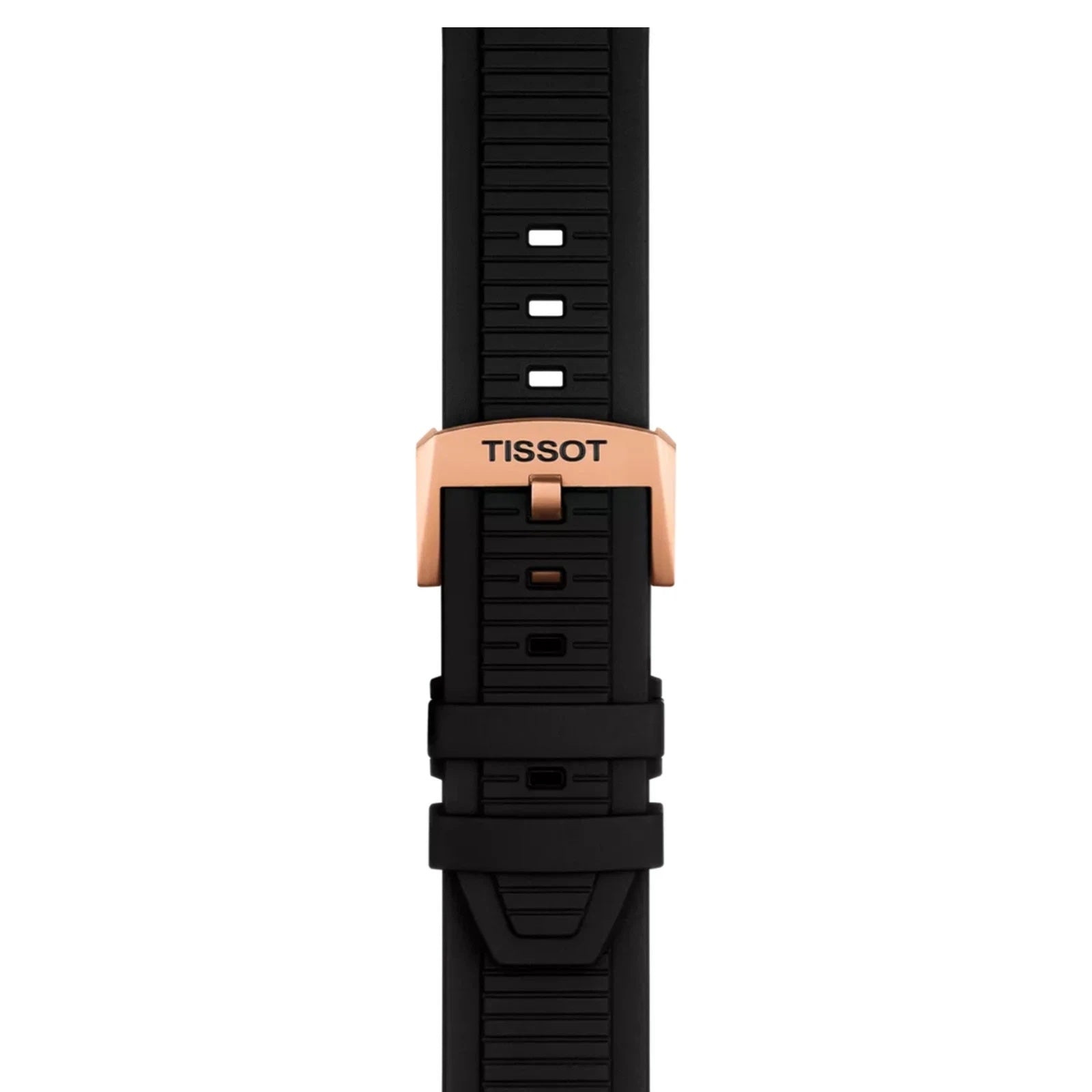 ZZ...TISSOT SWISS Made T-Race Chronograph Black/Rose Gold Quartz Men's Watch T1414173705100 NEW