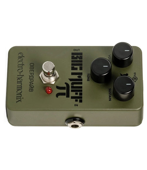 b... Electro-Harmonix EHX OD Green RUSSIAN Big Muff Pi Fuzz Guitar Effect Pedal Stompbox NEW