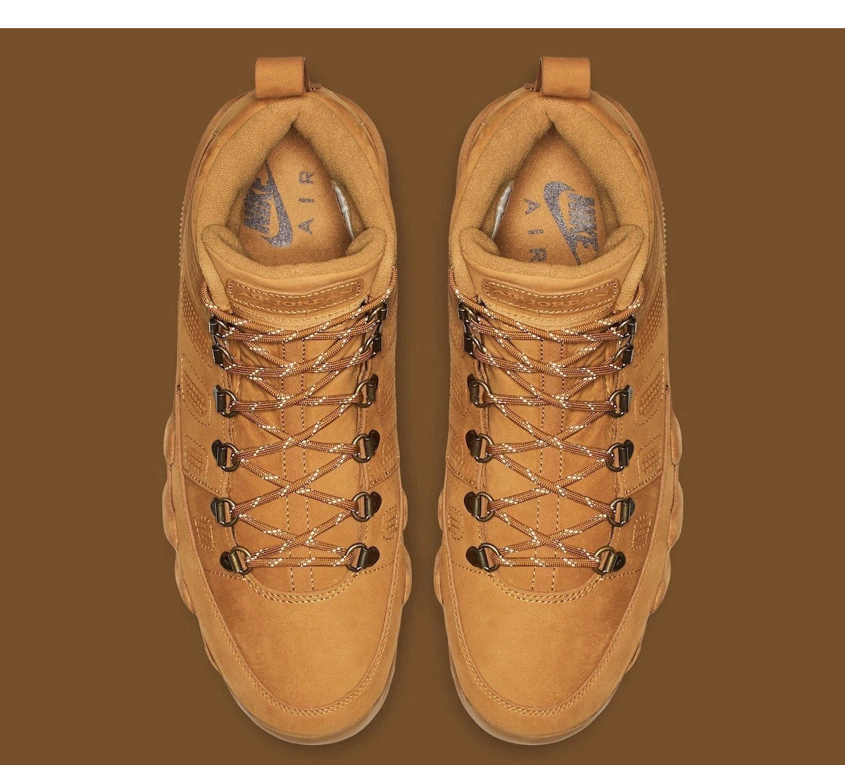 W...AIR Jordan 9 Retro Boot Wheat (2025) AR4491-700 - Men's Sizing  11 - Brand NEW