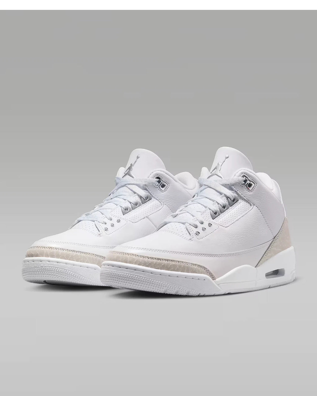 W...NIKE Air Jordan 3 Retro Pure Money White CT8532-111 11 Men's Shoes BRAND NEW
